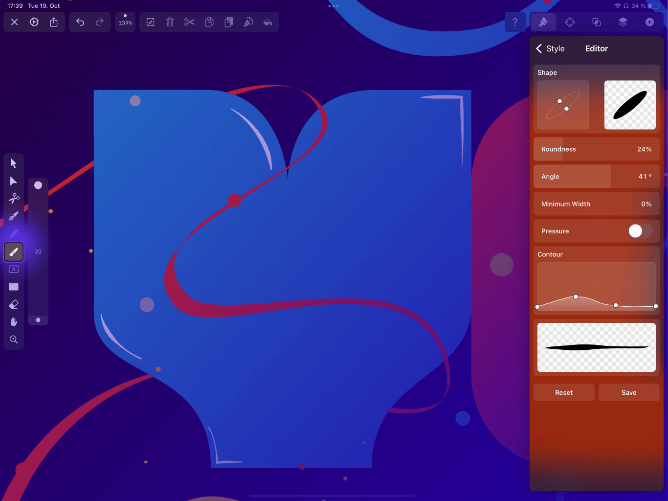 Brush Tool Vectornator Learn iPad